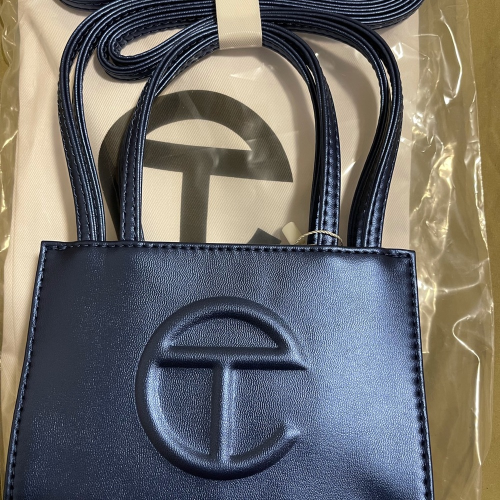 TELFAR BAG COBALT BLUE
